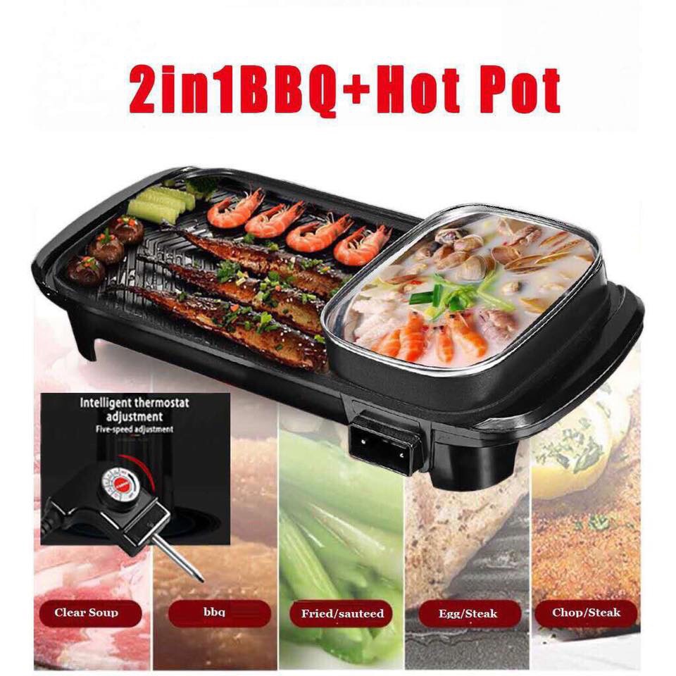 yuxin electric barbecue hot pot