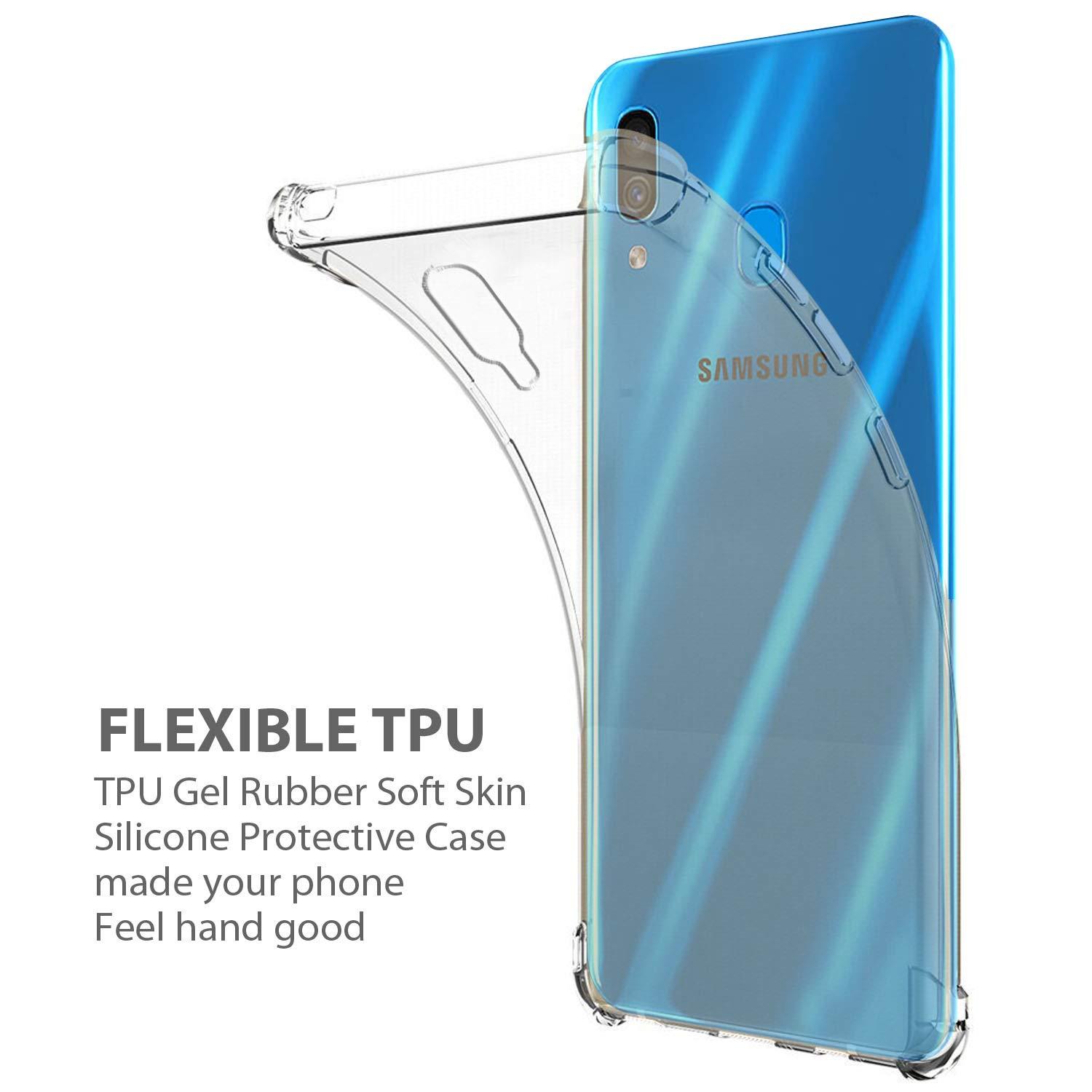 Transparent Back Case for Samsung Galaxy A20. 