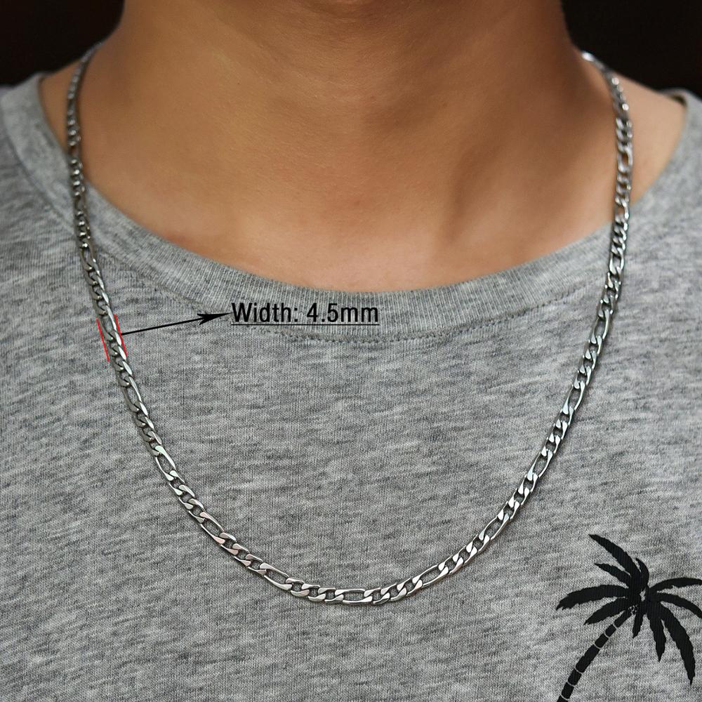 Fashion Stainless Steel Figaro Chain 