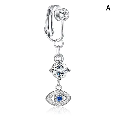 Clip on navel on sale jewelry