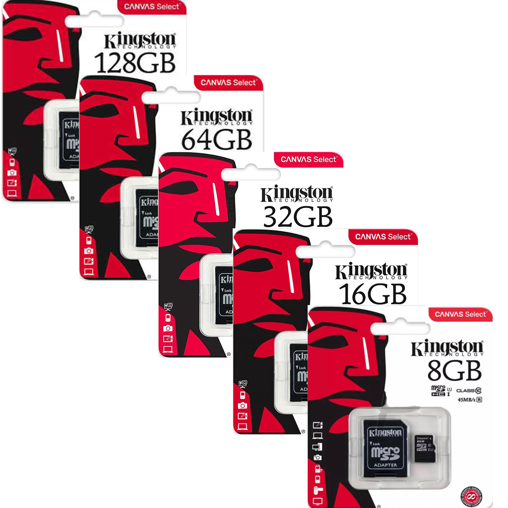 Kingston Class 10-micro SD HC 8GB 16GB 32GB 64GB 128GB Memory Card TF Card