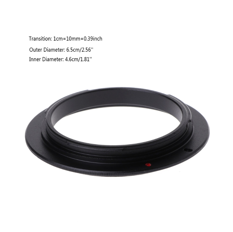 【Huaxiacuye8718】58mm Macro Lens Reverse For Canon EF EF-S 1000D 60D 5D Camera L41F. 