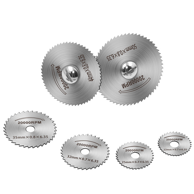 8 Piece High Speed Steel Set Small Saw Blade Electric Grinding Saw Blade Set Mini Wood Saw Blade Steel Cutting Blade T-1-9-675 L. 