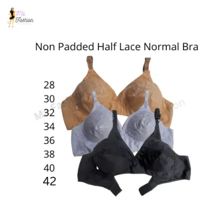 Non Padded Normal Cotton Bra For Girls