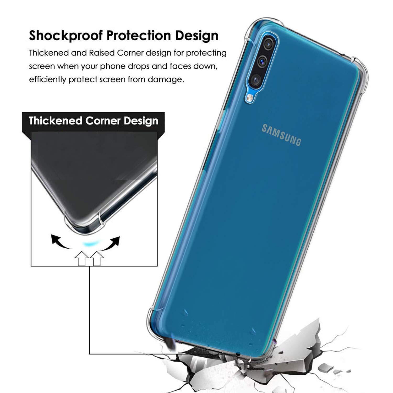 Transparent Back Case for Samsung Galaxy A20. 