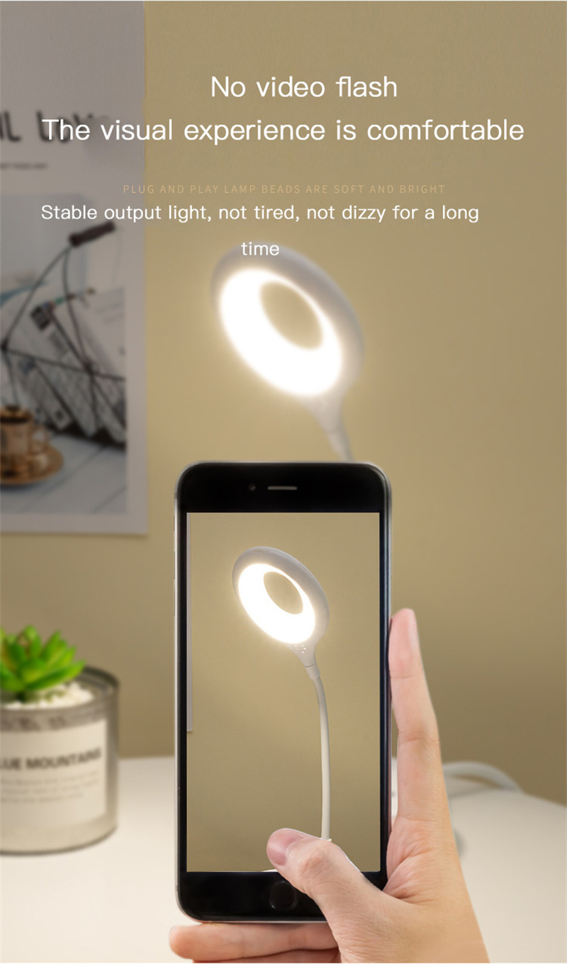 USB Smart Voice Control Super Light, Night Light for Kids, Reading Lights for Children Elderly People to Read in Bed for all use. 