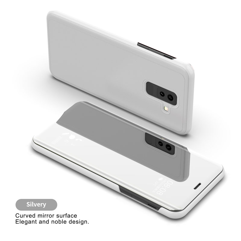 Mirror Smart Flip Case For Samsung Galaxy A80 Cases Etui Leather Phone Cover For Samsung A80 A 80 A8 0 SM-A805F Magnetic Case. 