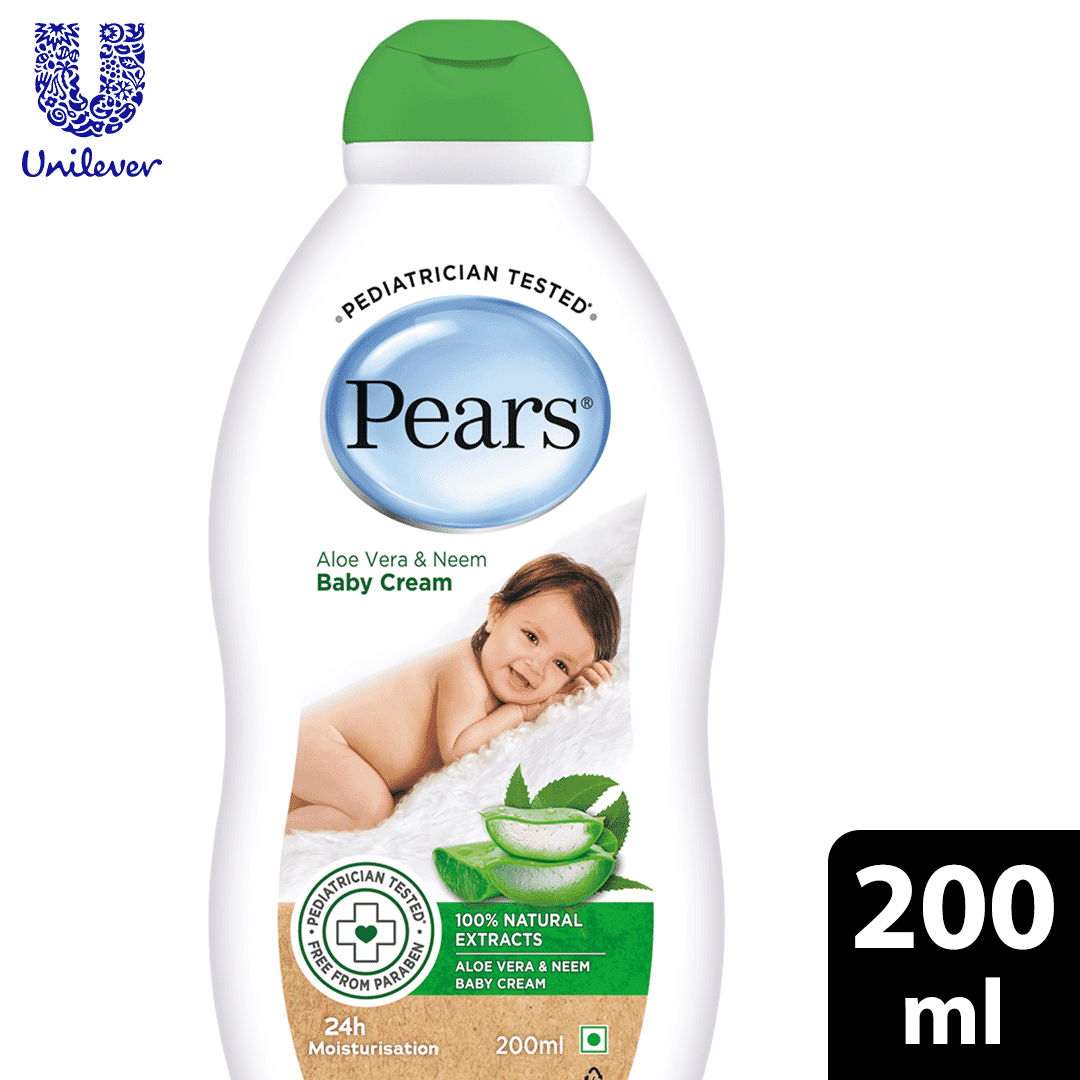 Pears Aloe Vera & Neem Baby Cream, 200ml. 