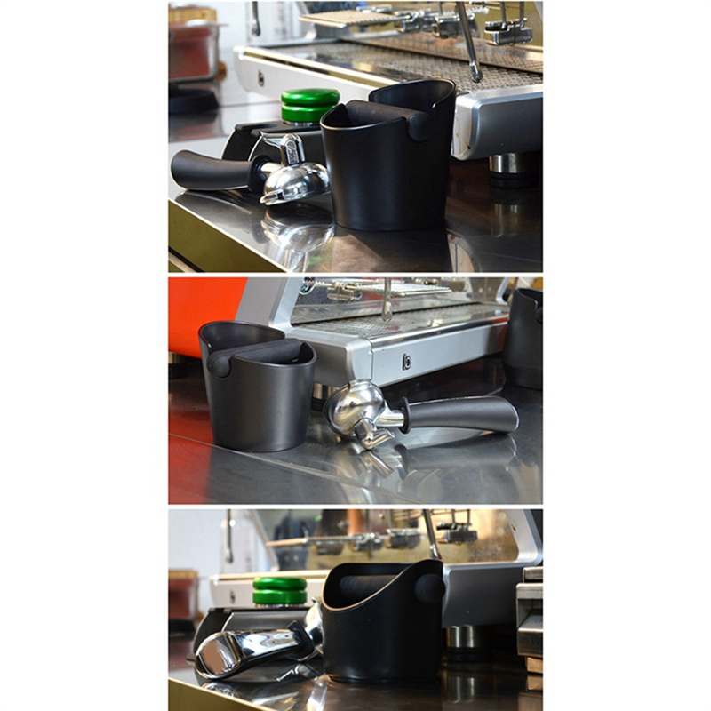 Household Small Slag Tank Coffee Knocking Slag Bucket Non-Slip Waste Slag Bucket Coffee Slag Recycling Bucket. 