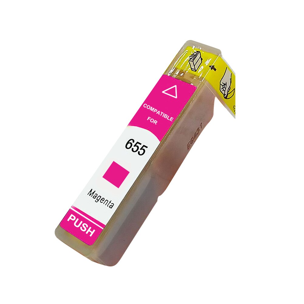 4Pcs Compatible Ink Cartridges for HP 655 Deskjet 3525 4615 4625 5525 6520 6525. 