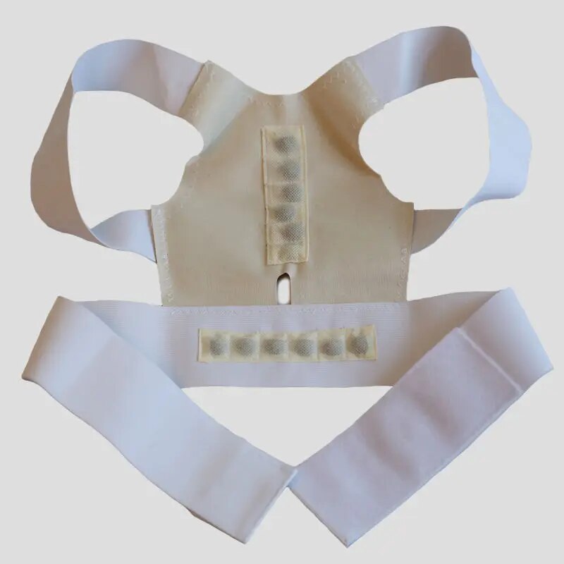 Magnetic Posture Corrector Corset Back Correction Shoulder Brace Lumbar Support Straight Pain Relief for Child Adult UniHats & Caps. 