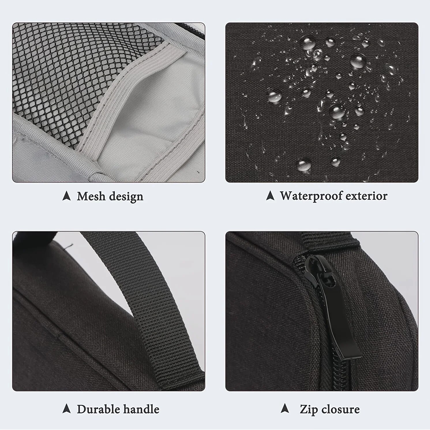 【Miga Plaza】Electronics Travel Organizer Portable USB Flash Drives Accessories Case Dustproof Cord & Phone Storage Bag. 