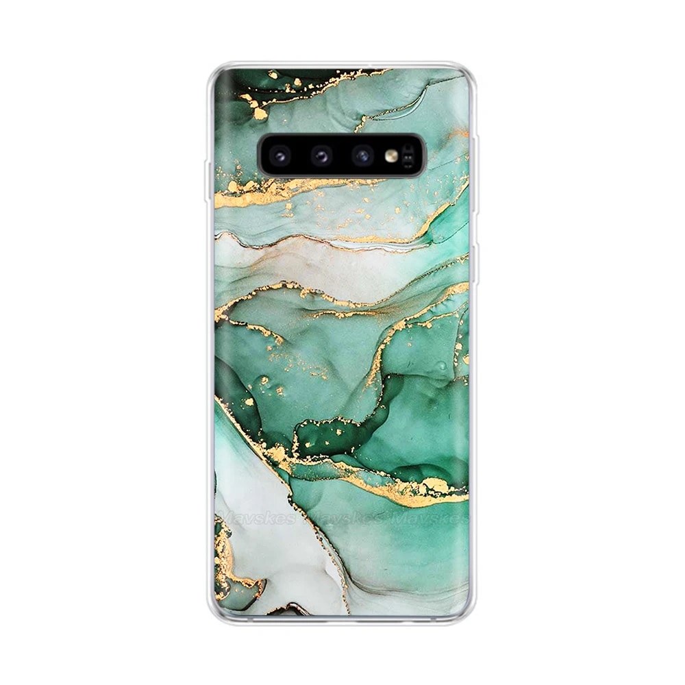 Case For Samsung Galaxy S10 Plus Case S10 S10e Soft Back Cover Case on For Samsung S10 S 10 S10+ Clear TPU Phone Cases. 