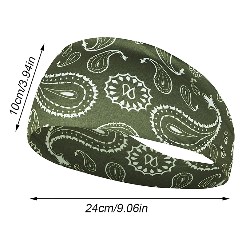 Sports Hair Bands Elastic Yoga Hairbands Absorbing Sweat Headband Women Men Running Fitness Turban Outdoor Gym Head Wrap Bandana. 