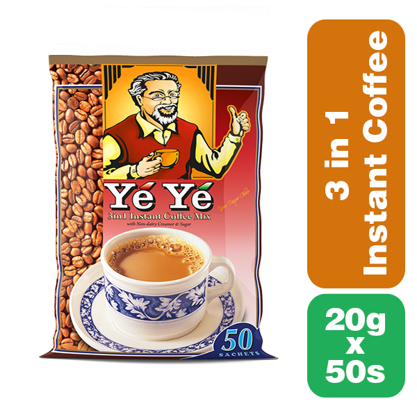 YEYE 3 in 1 Instant Coffee Mix 50 Sachet | Daraz.lk