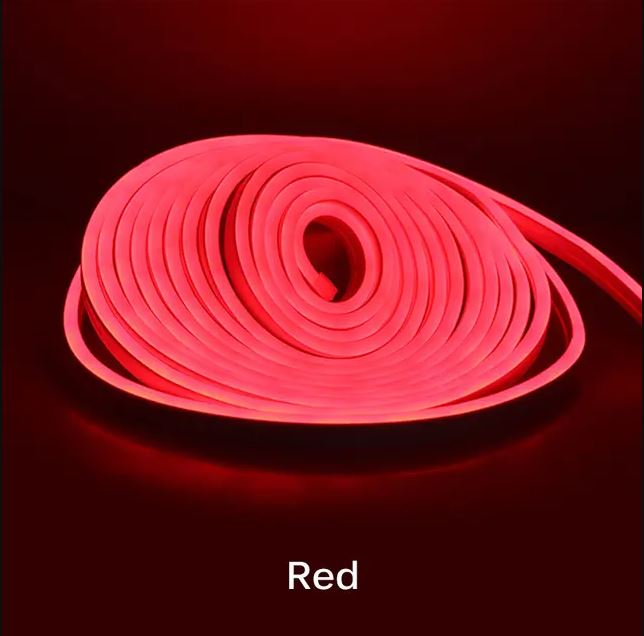 5m Neon LED Strip Light 12V For Lighting Characters and Patterns IP67 Waterproof Outdoor Use Decoration Flexible Neon LED Tape. 
