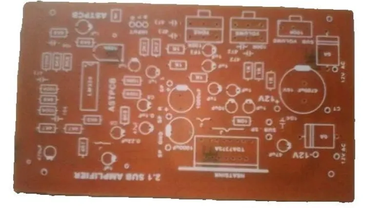 Pcb 2024 subwoofer amplifier