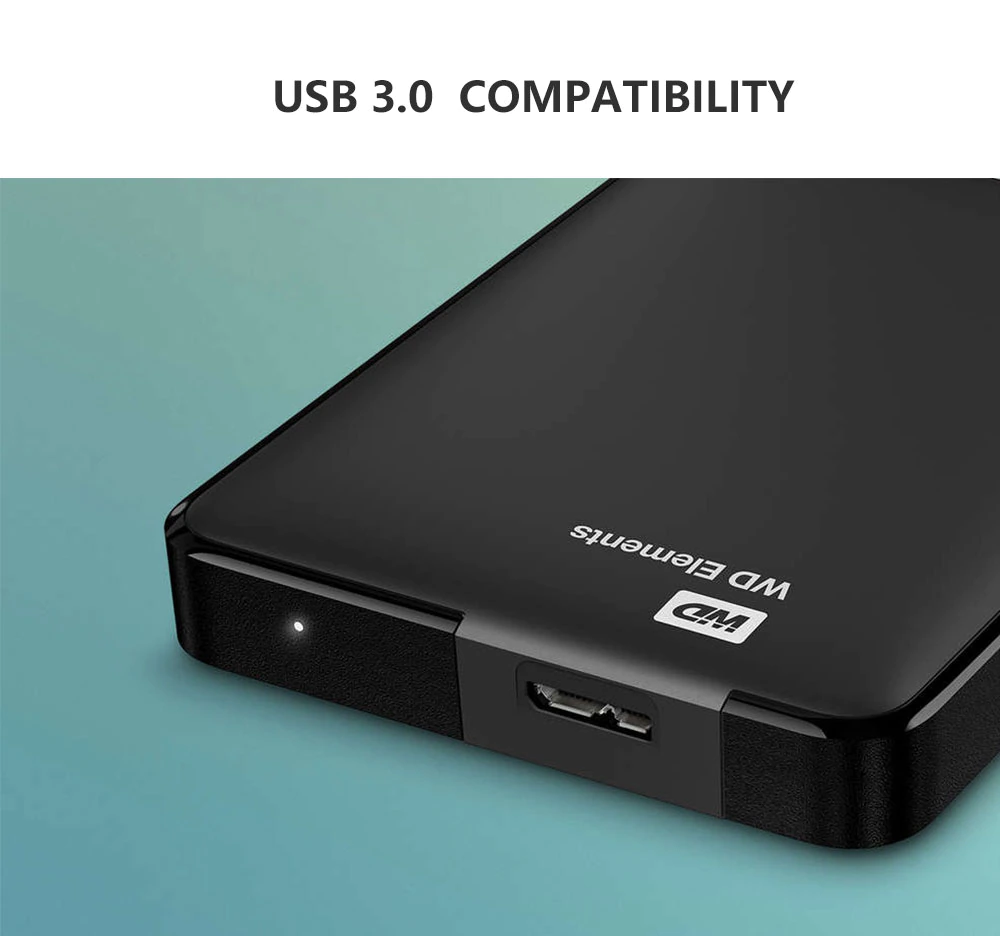 WD Western Digital Elements External Hard Disk Enclosure Usb3.0. 