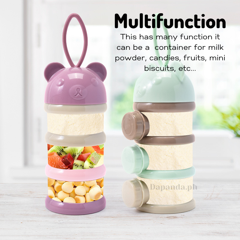 Layers Baby Milk Storage Powder Container Feeding Case Box Milk
