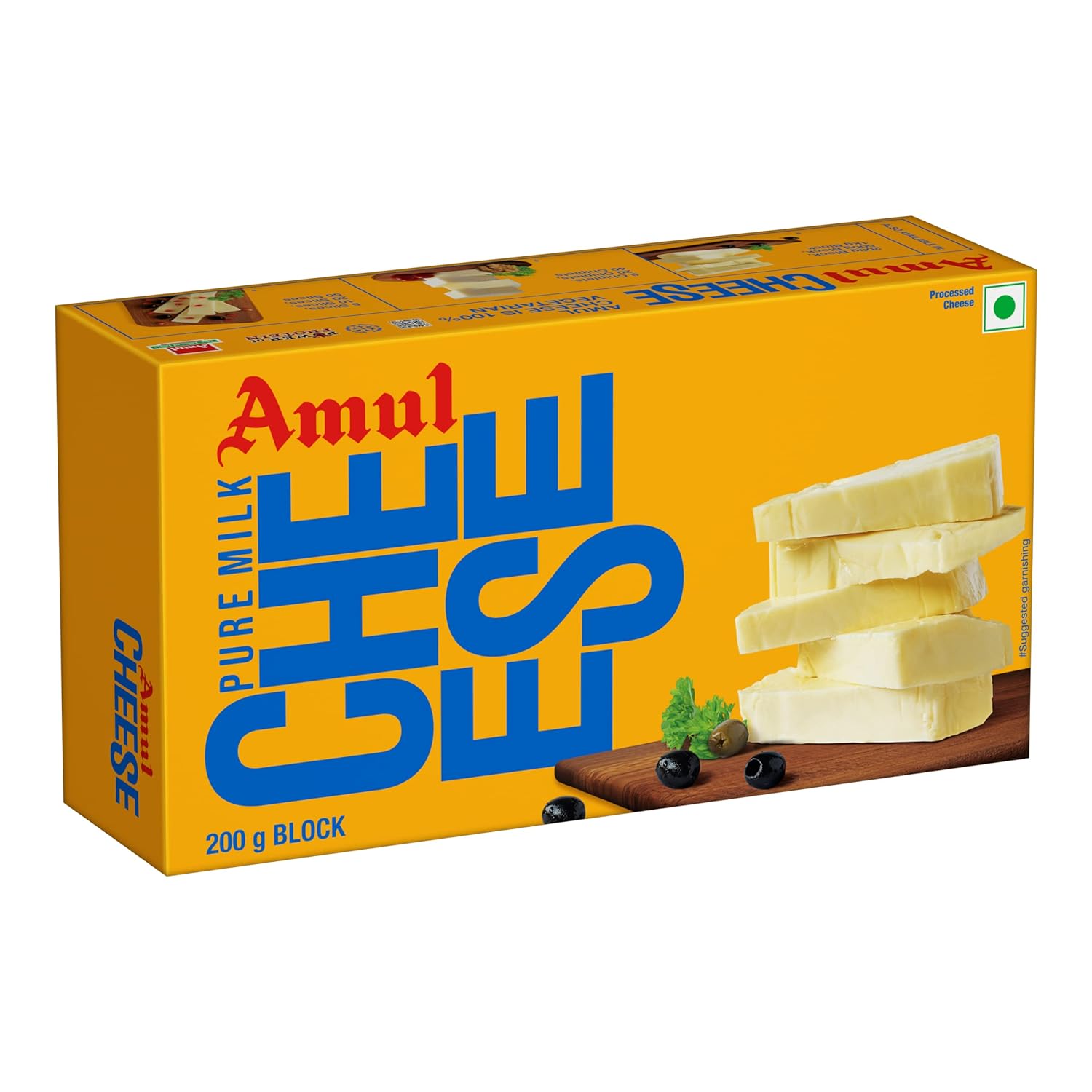 Amul Cheese Block, 200 g (FROM INDIA) SAB