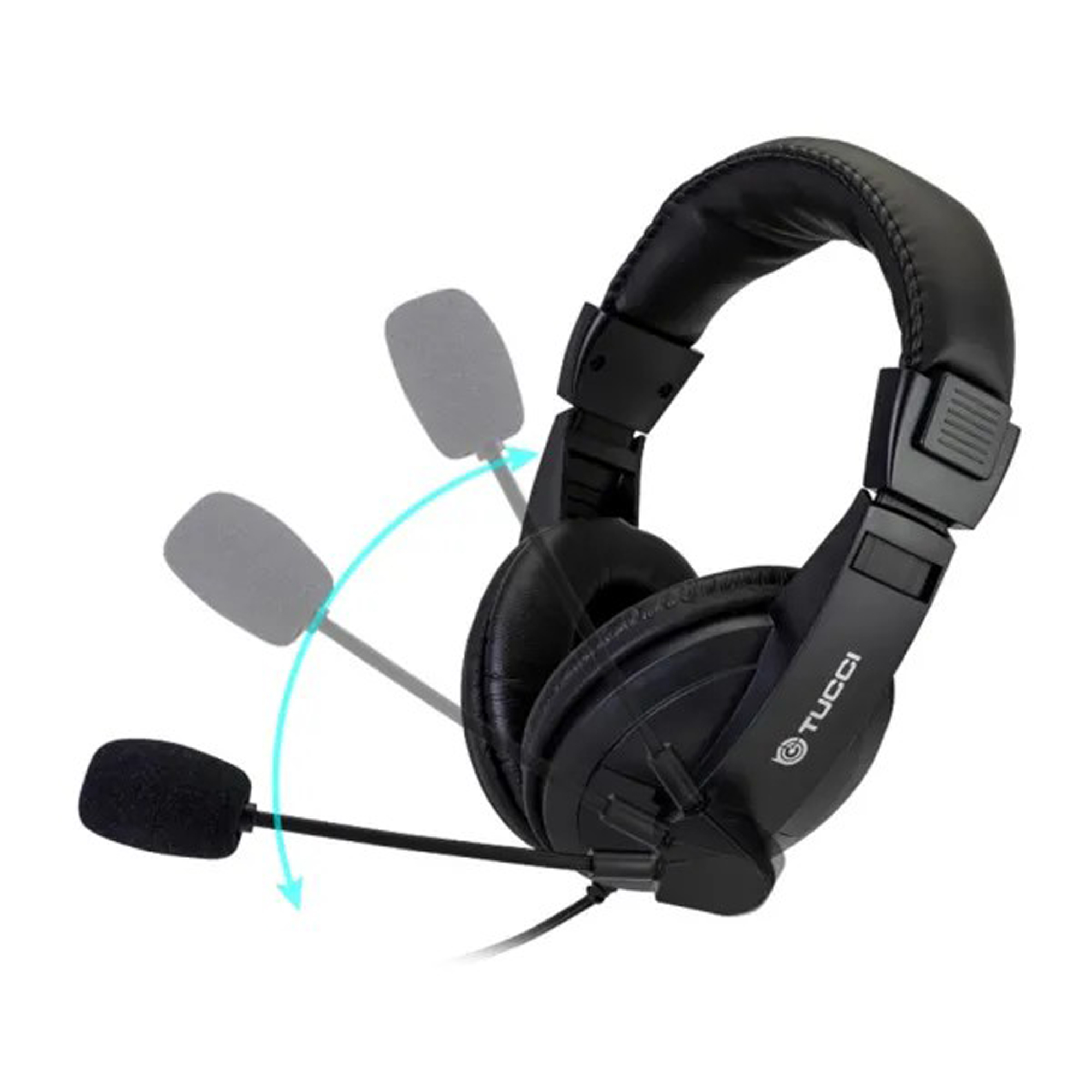 TUCCI L760MV Computer Headphones Gaming Headphone with Microphone – Gaming Headset for PC & Laptop. 