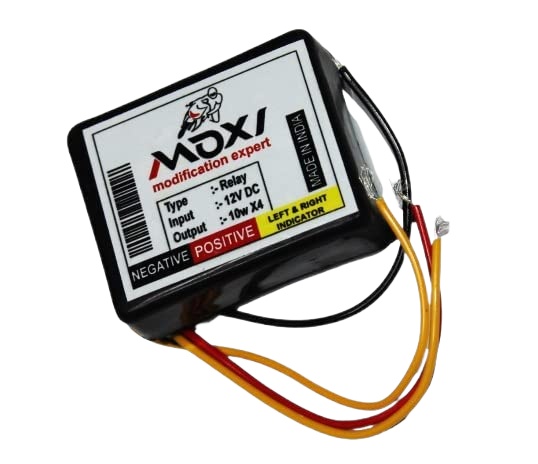 MOXI Waterproof Universal 16 Multiple Mode Motorbike Hazard Flasher for All Universal Bikes. 