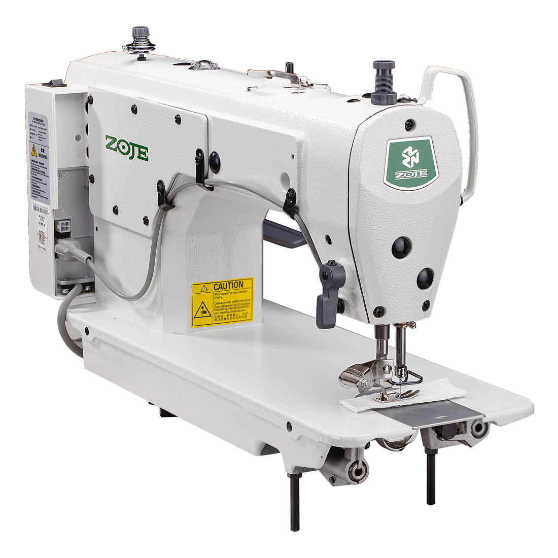 ZOJE Power Saving Lockstitch Machine MCZJ9513-G01 / with Singer warranty / Industrial Single needle sewing machine with Direct drive servo motor. 