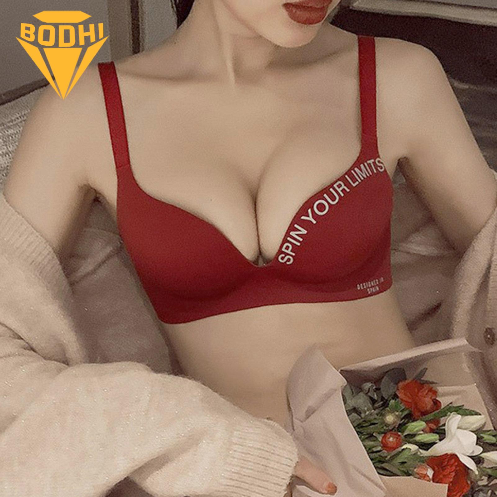 Wire-free Bra Comfortable Seamless Wireless Sports Yoga Bra with Adjustable Straps Push Up Support Favorite Push Up Bra. 