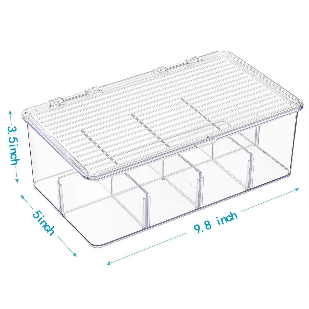 Tea Storage Organizer Tea Drawer Organizer Tea Box Organizer Tea Containers For Tea Bags Coffee Syrup Organizer. 