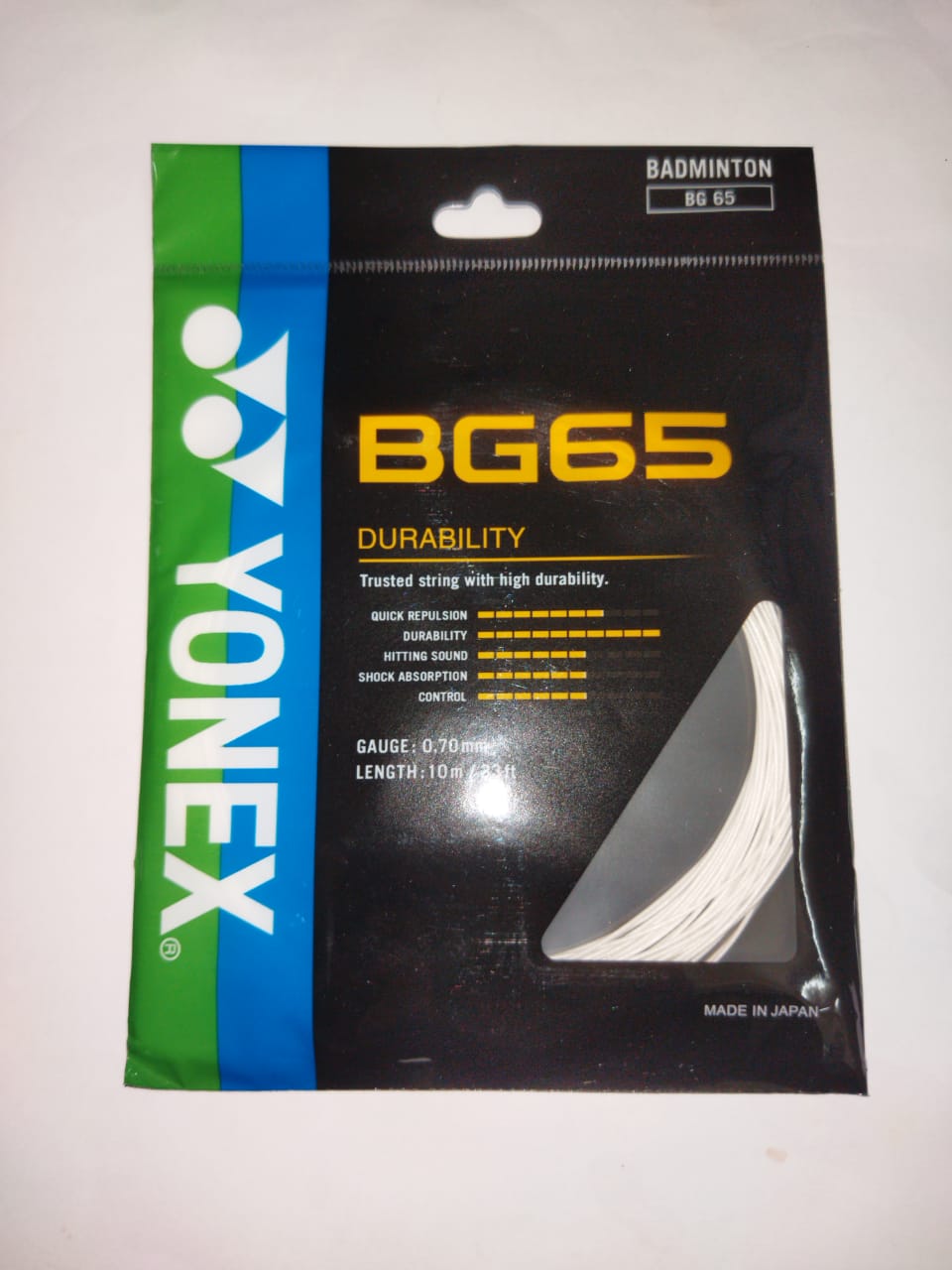 BG 65 Madminton string Yonex. 