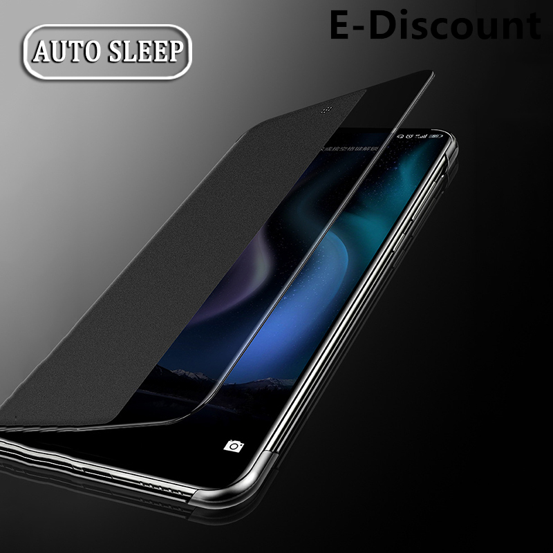 For Galaxy S21 FE Case Smart View Phone Back Cover for Samsung S21FE Fan Edition Flip Case Big Window View Flip Leather Phone cases Autosleep. 
