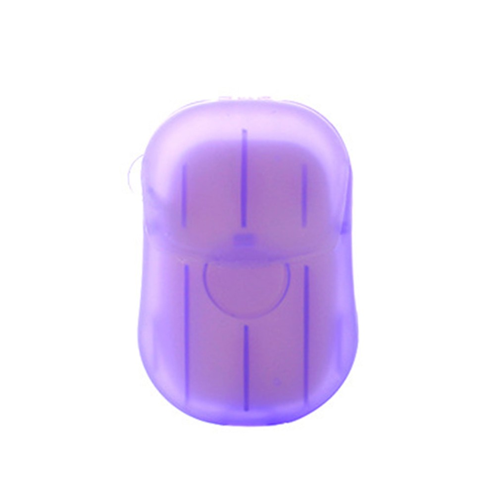 Travel Disposable oap Flakes with torage Box Container 20Pcs oap Papers cented Foaming Mini Paper