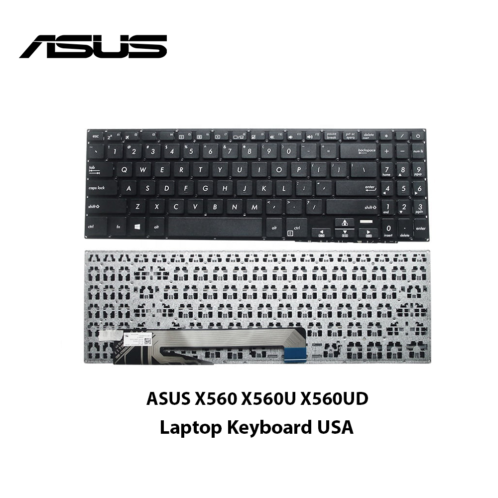 ASUS X560 X560U X560UD Laptop Without Frame Black US Keyboard