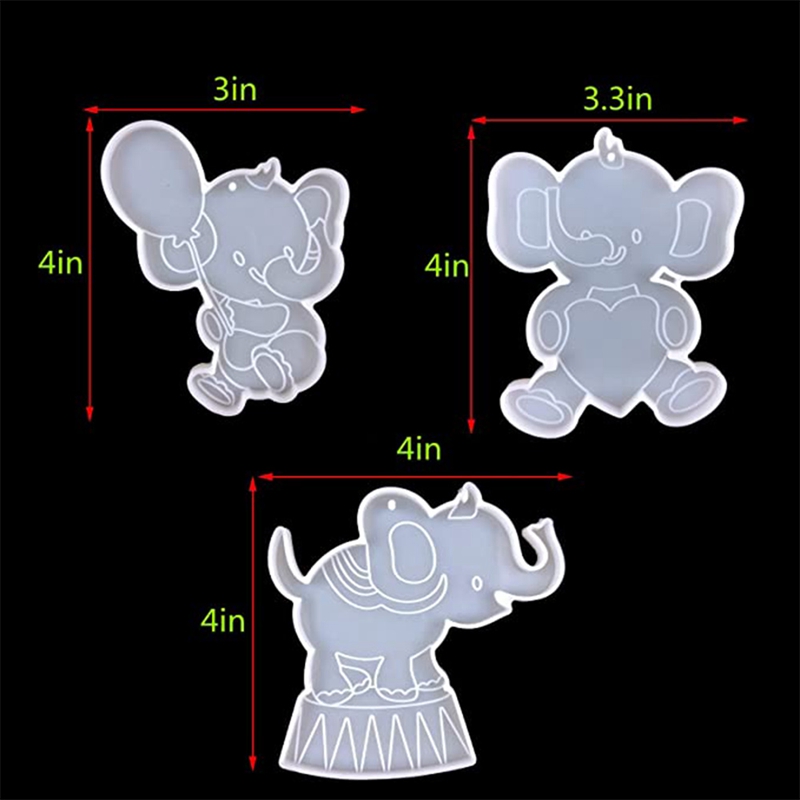 1 Set Of Epoxy Silicone Mold, Animal Shape Wind Chime Mold Decoration