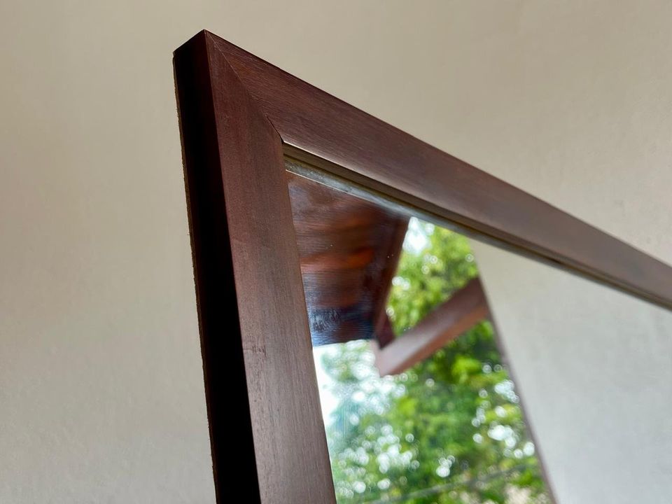 5ft x 2ft wooden wall mirror Daraz.lk