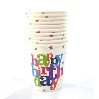 white plastic party cups