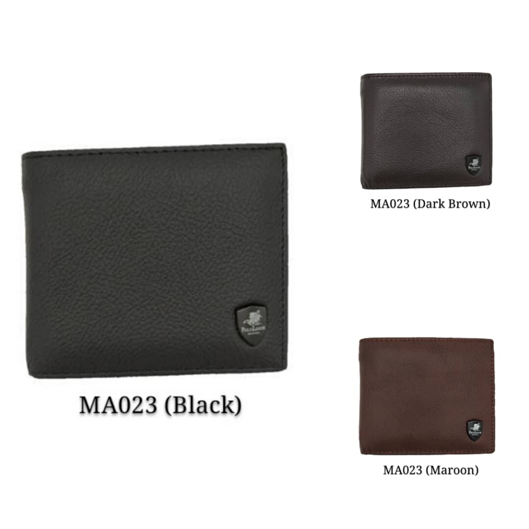 NEW Luxury Original Polo Louie Men's Top Quality Genuine Cow Leather Wallet For Men Dompet Kulit Lembu. 