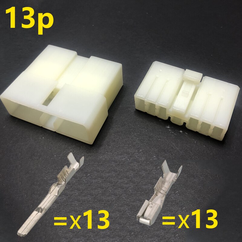 Dj7072-3 car CD audio connector plug 1set 5p7p9p11p13p17p motorcycle adapter cable harness male and female terminal sheath. 