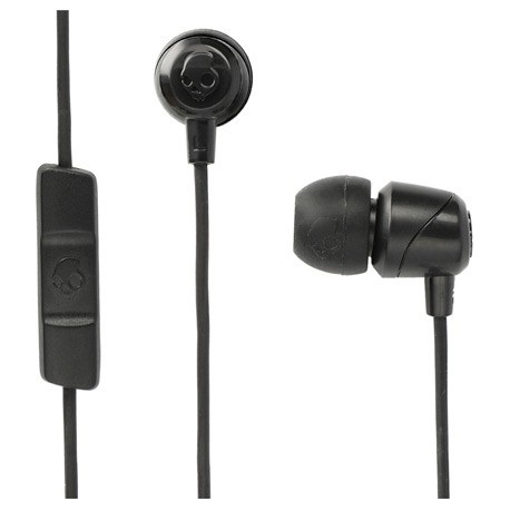 Skullcandy Jib 3.5mm Jack Wired In-Ear Earphone High-Quality Effortless Bass Sound Built-In Microphone Remote Control Lightweight Black Earphone