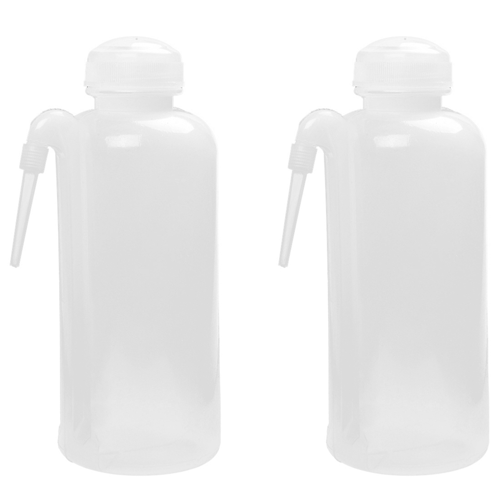 PATIKIL 250ml 500ml Wash Bottle, 2pcs Plastic Squeeze Bottle
