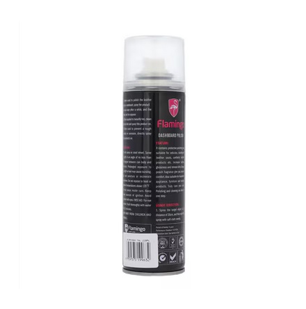 Flamingo Dashboard Polish to clean and polish Car Dashboards 220 ml ( Lemon ). 