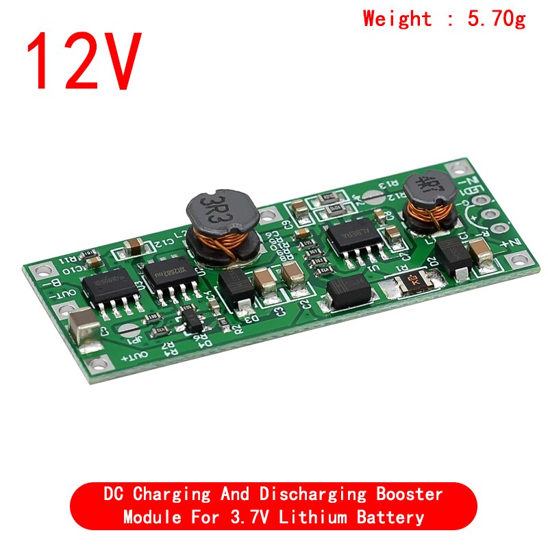 DC 5V 9V 12V Charging Step Up Booster Module for 18650 Lithium Battery UPS Voltage Converter Protection. 