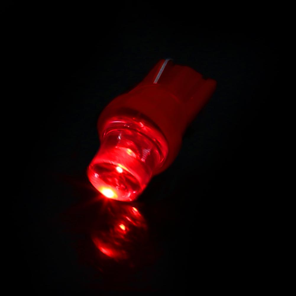 T10 Red LED Lights 10Pcs