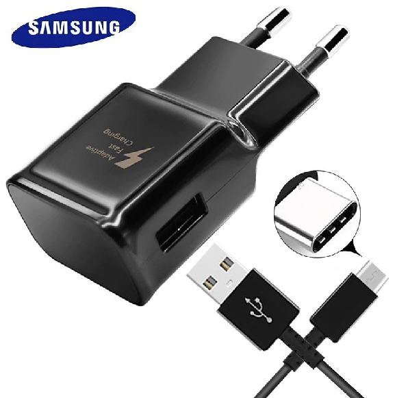 Samsung Galaxy Type C Charger Cable A20 A20S A21 A12 A30S M30S A21S A11 M11 M20 M31 M21 M30 A50 A30 A51 A70 A71 A32 A52 M02S A20e Fast  Charger with Type-C USB Cable
