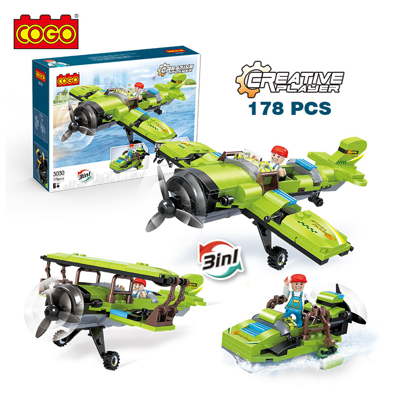 COGO Building Blocks Lego Sets for Kids Up to 300 Pcs Educational Assemble Bricks Toys for Kids