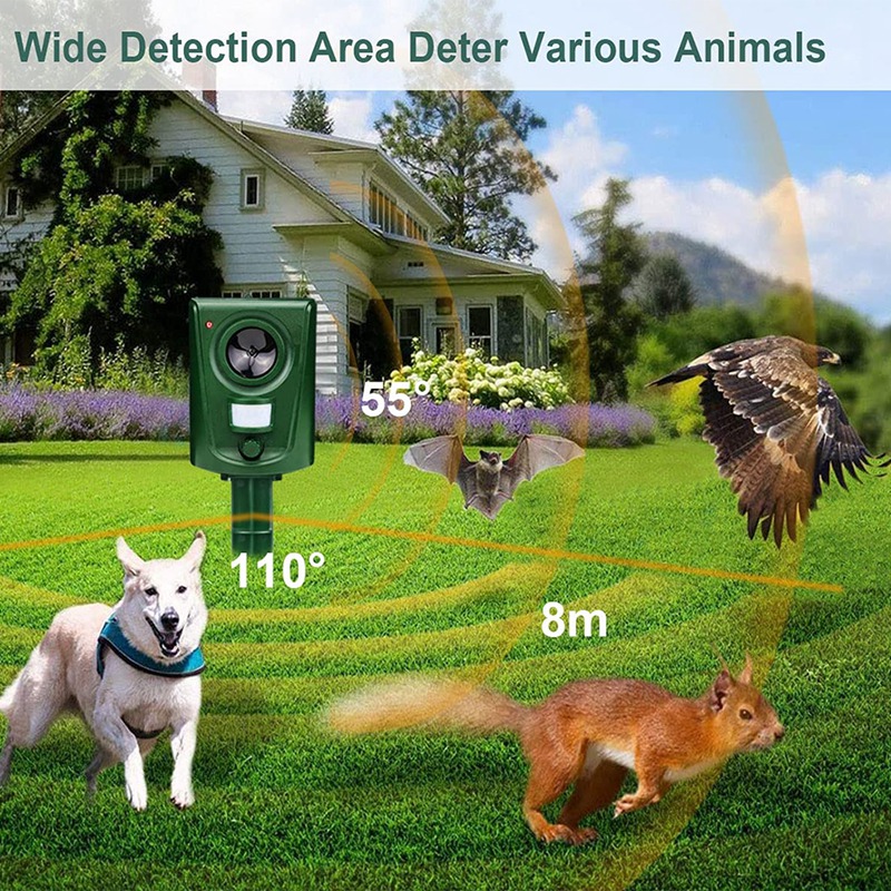 Th Repellent Ultrasonic Cat Scarers For Gardens Bird Deterrent Dog