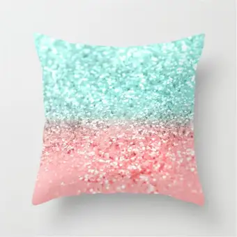 Peach Skin Bright Colored Pillow Case Cover Waist Cover Home