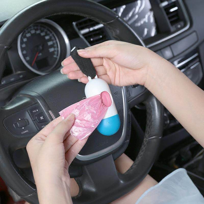 RHS Online 5 Rolls 100PCS Garbage Bags Travel Nappy Bags Baby Diaper Nappy Disposable Rubbish Bag
