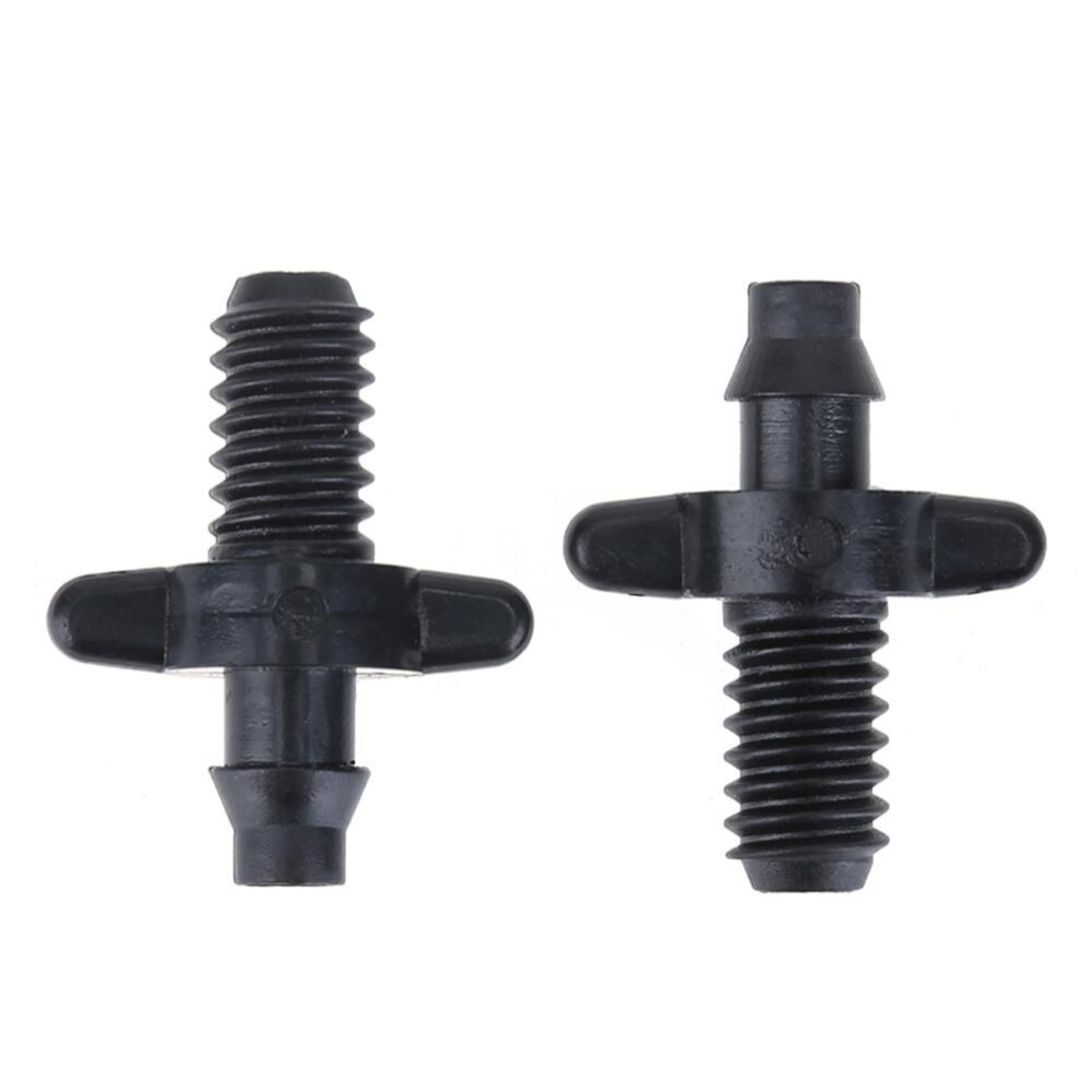 【ZOSR】6mm Male Thread Single Barbed 4/7mm PVC Hose Connector Home Garden. 