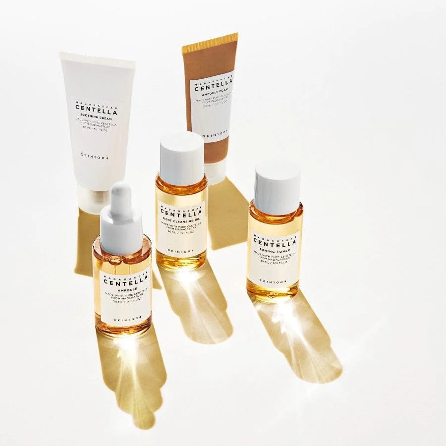 [SKIN1004 OFFICIAL]  Madagascar Centella Travel Kit | The Ultimate 5 Travel-size Skincare Set. 